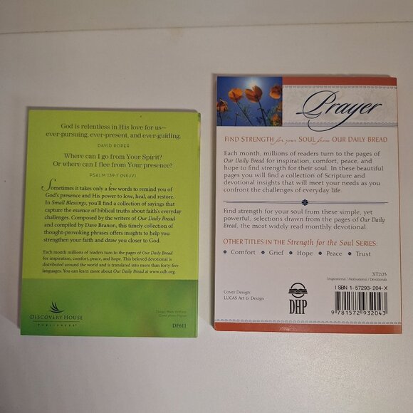 5 Christian Devotional Books Our Daily Bread Ministries Comfort Loss Illness Lot - Picture 5 of 7